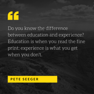 Education and Experience